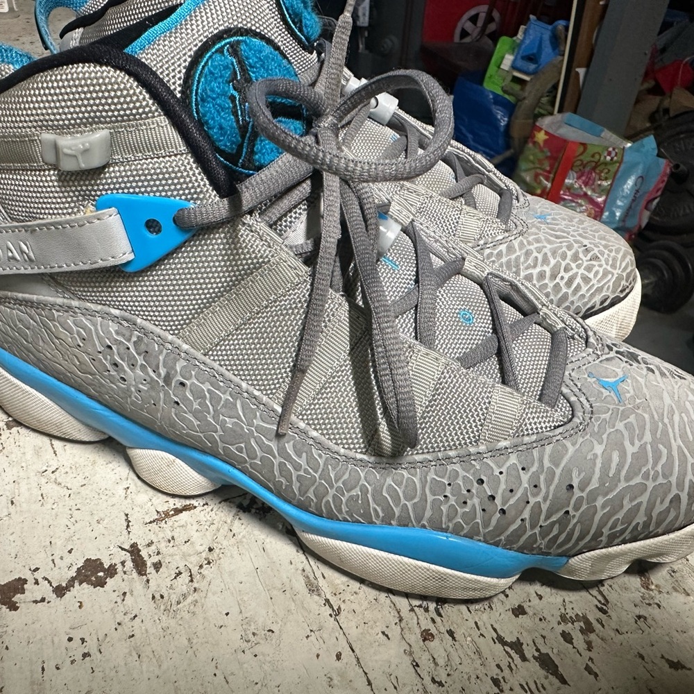 6 Rings Jordan-Powder Elephante Colorway - Picture 4 of 8